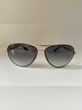 Beautiful Vintage unisex DITA Flight Titanium Sunglasses in Black + Gold